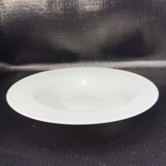 Fortessa White Swirl Round Deep Dish Bowl 9inch Bowls Dishes Porcelain Set 3 VTG - Picture 13 of 14